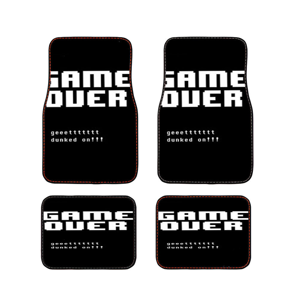 Undertale Game Over Get Dunked On Car Floor Mats Accessories