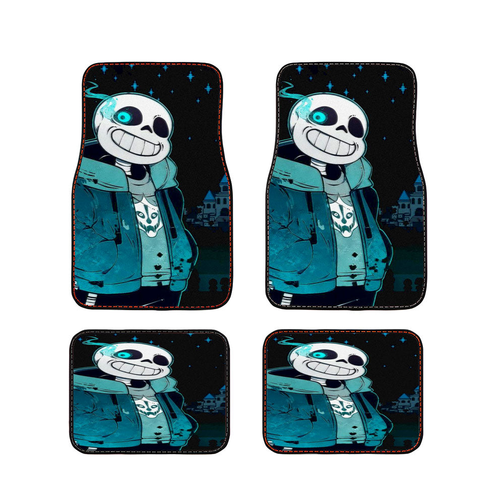 Undertale Sans Skeleton Night Wallpapers Car Floor Mats Accessories