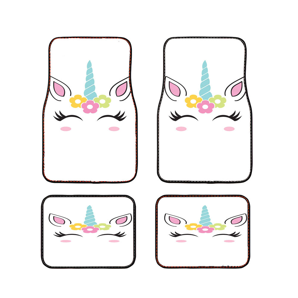 Unicorn Clip Art Car Floor Mats Accessories