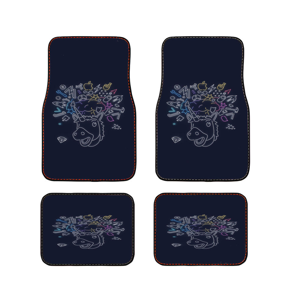 Unicorn Head Car Floor Mats Accessories