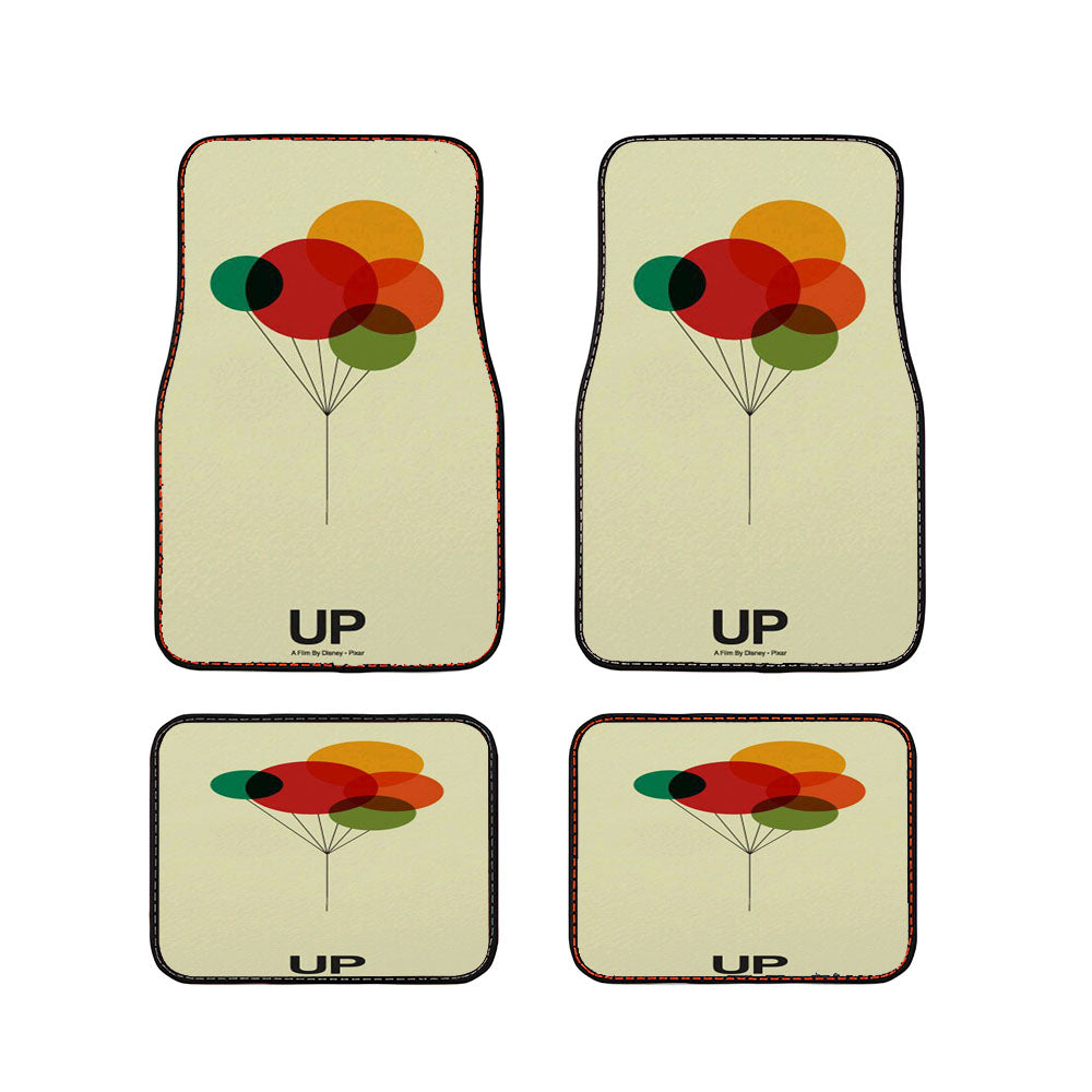 Up Ballon Art Car Floor Mats Accessories