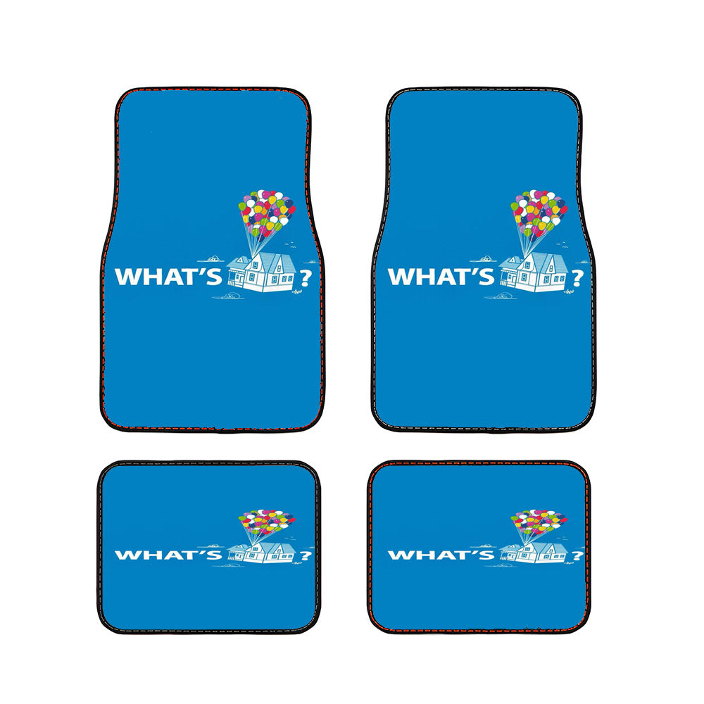 Up Whats Home Ballons Car Floor Mats Accessories