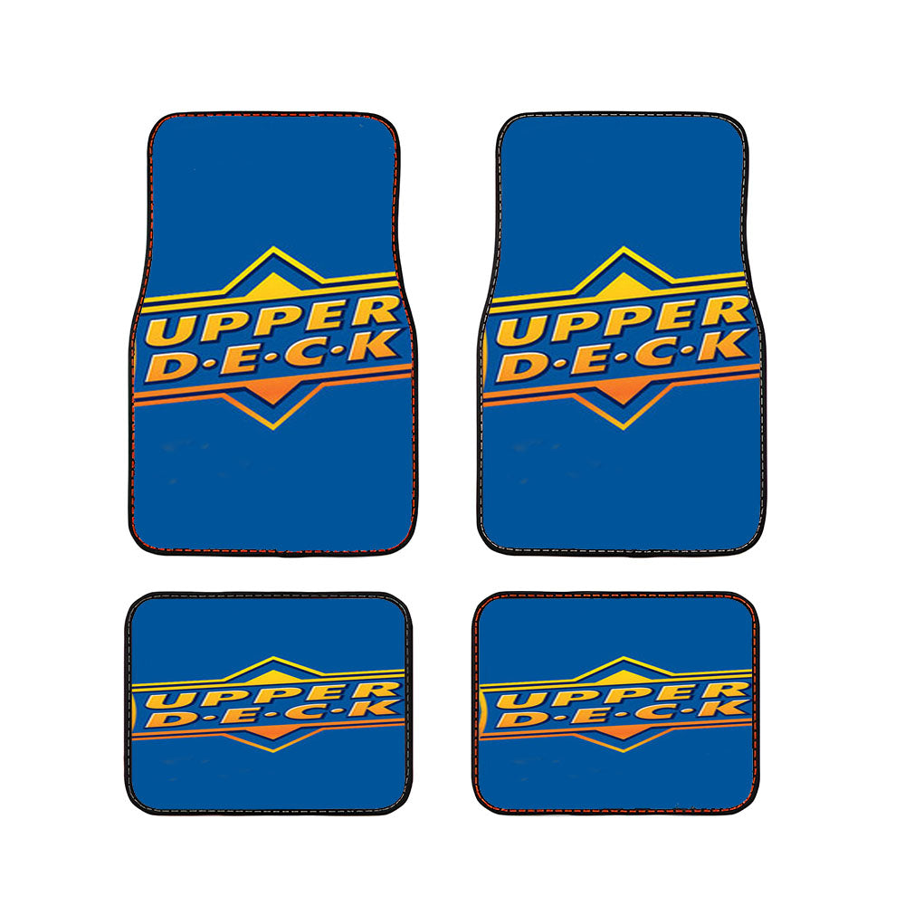 Upper Deck Baseball Logo Blue Car Floor Mats Accessories