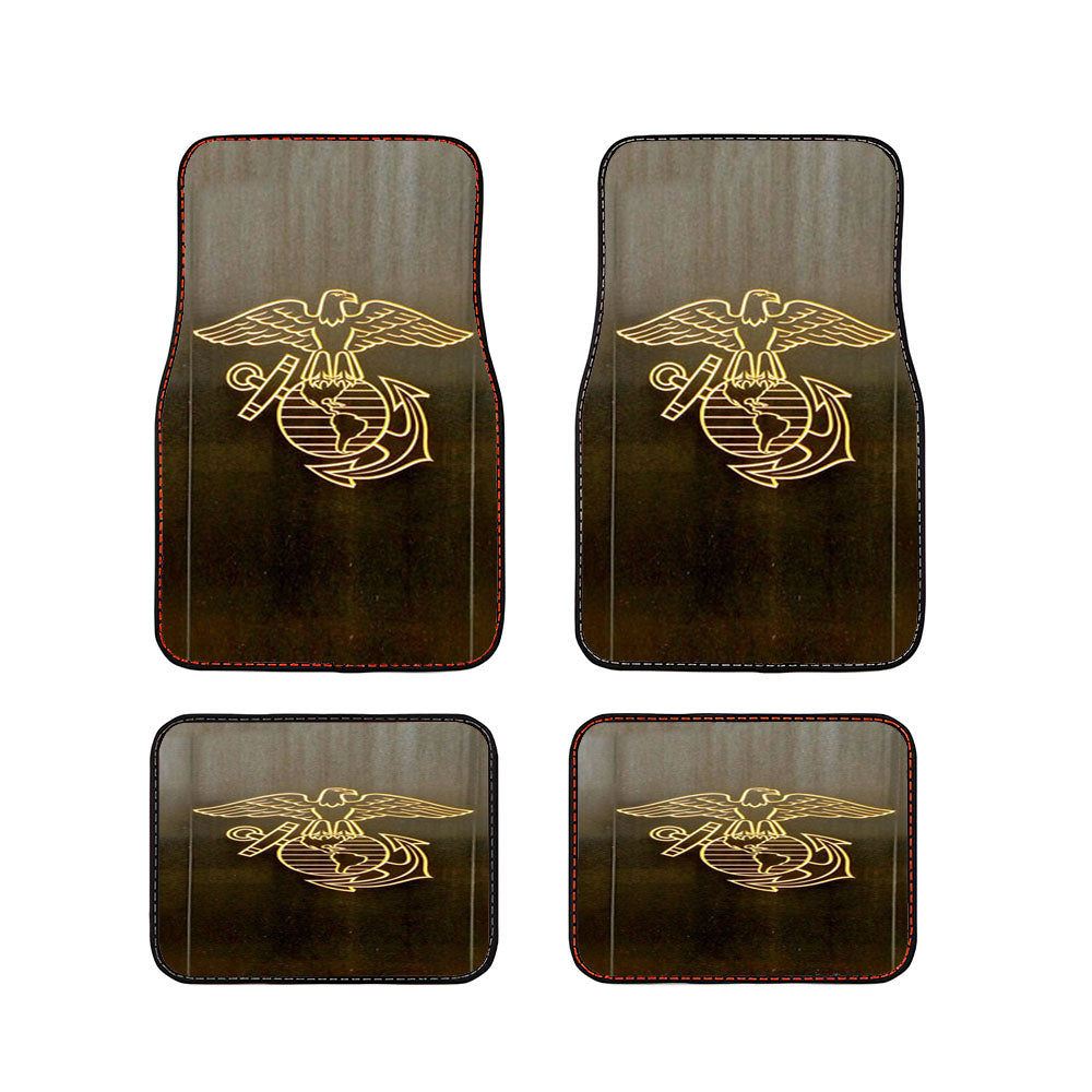 Us Marines Logo Car Floor Mats Accessories