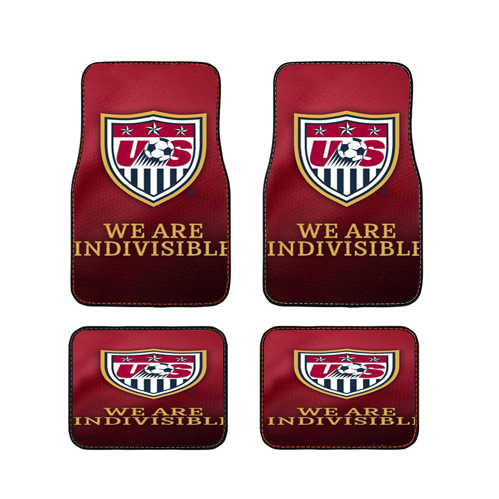 Usa National Team Logo Car Floor Mats Accessories