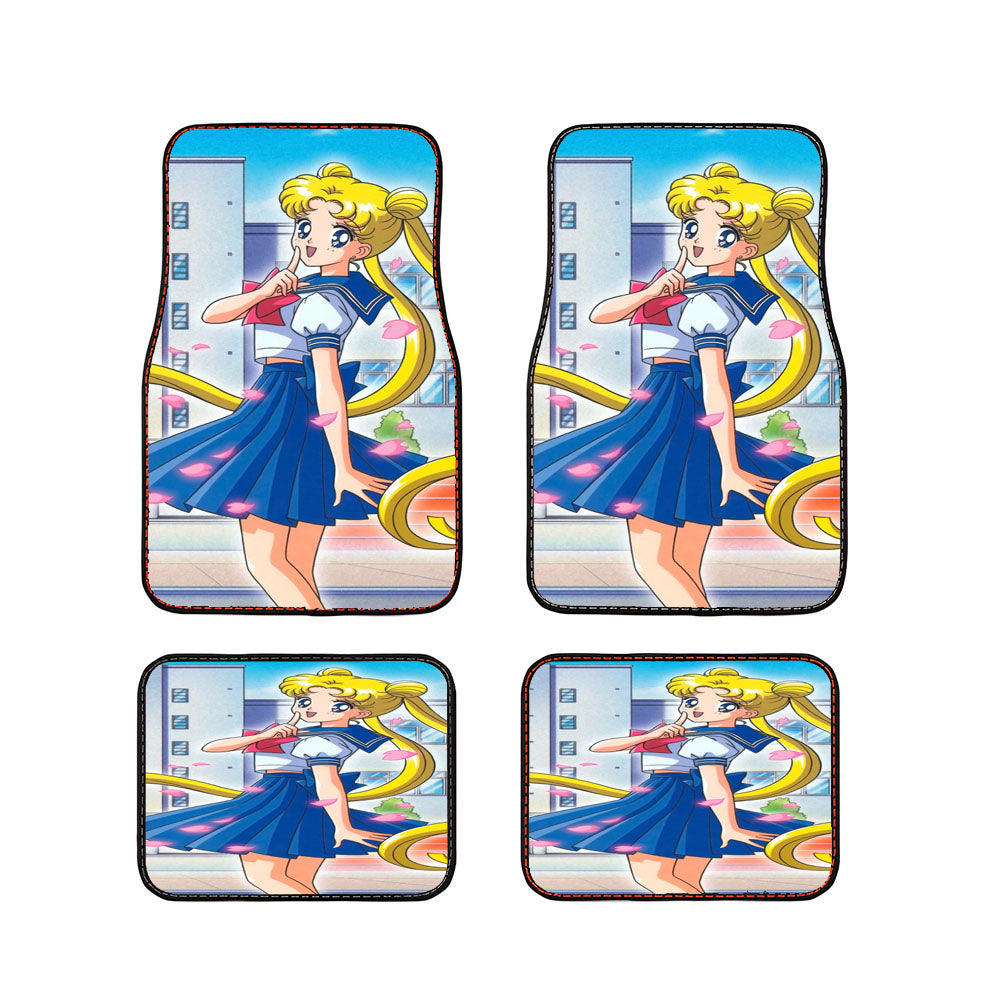 Usagi Tsukino Anime Art Car Floor Mats Accessories