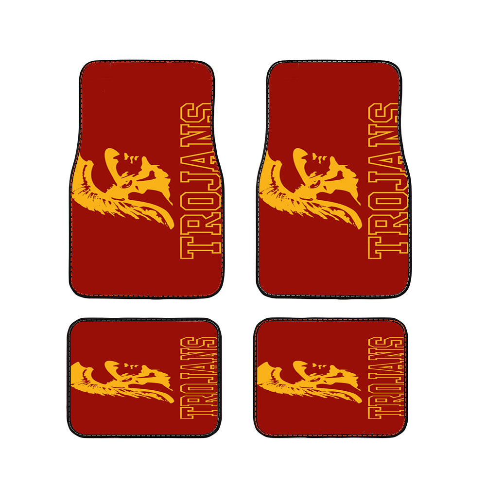 Usc Trojans Football Logo Car Floor Mats Accessories