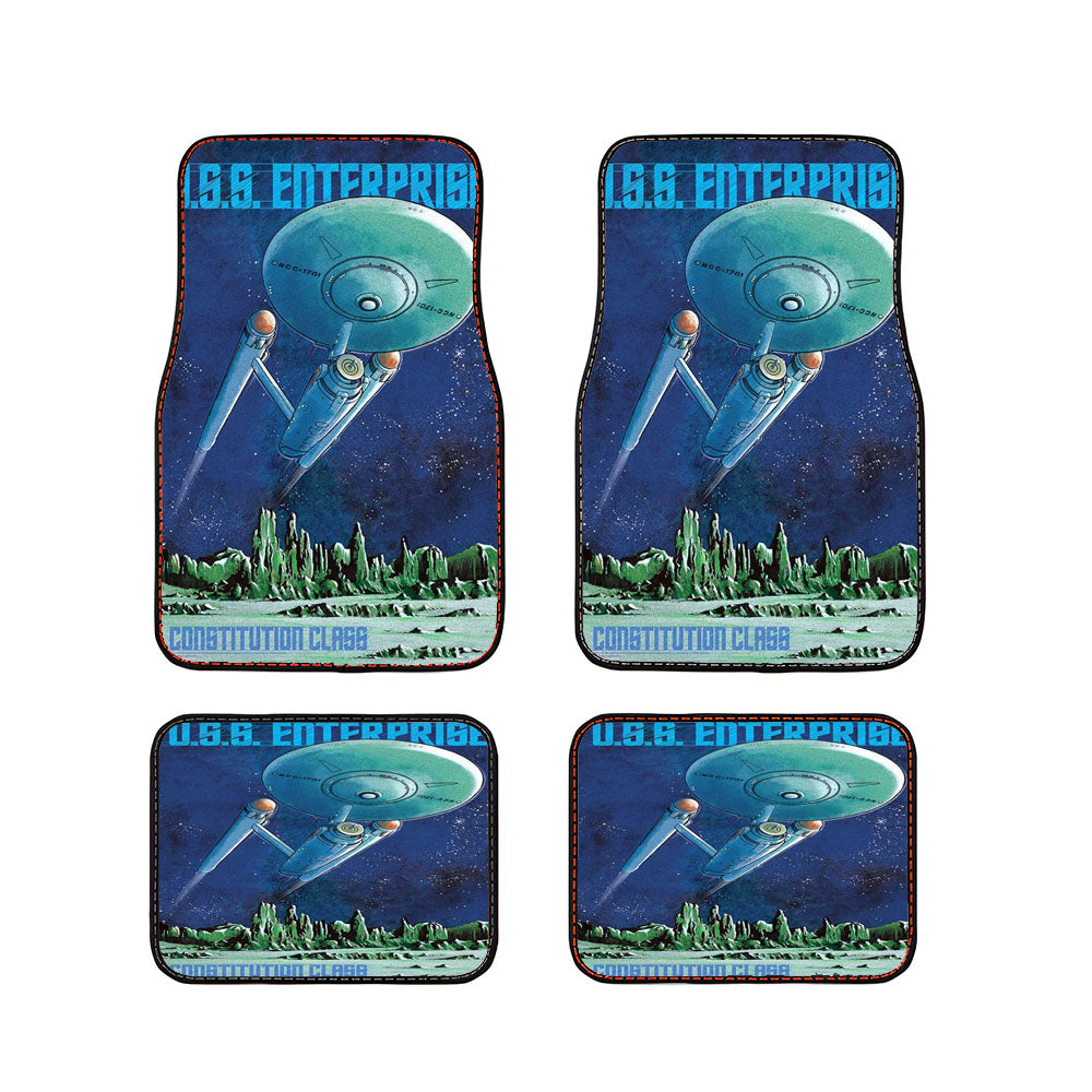Uss Enterprise Car Floor Mats Accessories