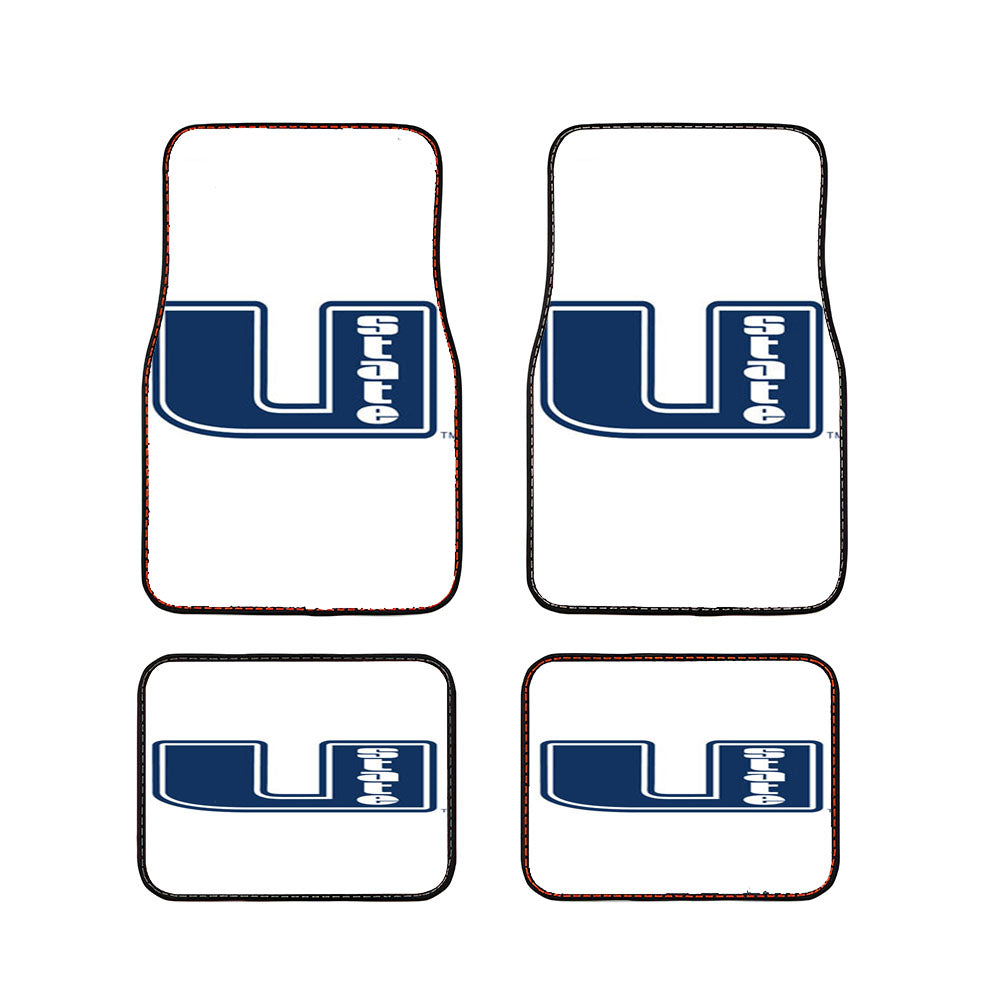 Utah State Aggies Art Car Floor Mats Accessories