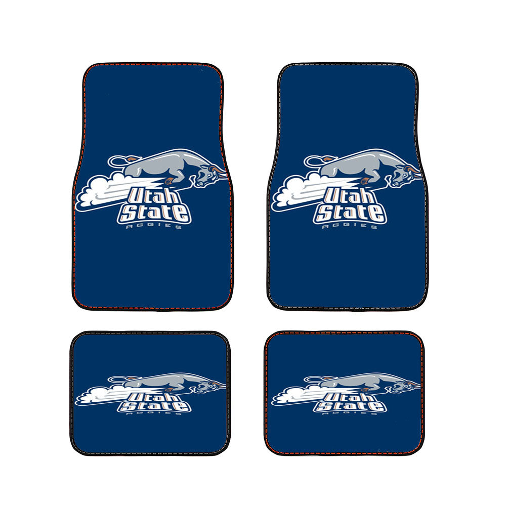 Utah State Aggies Icon Car Floor Mats Accessories