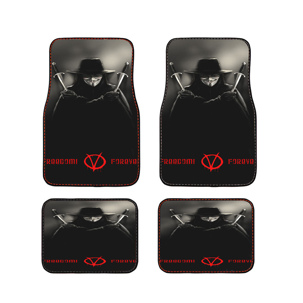 V For Vendeta New Car Floor Mats Accessories