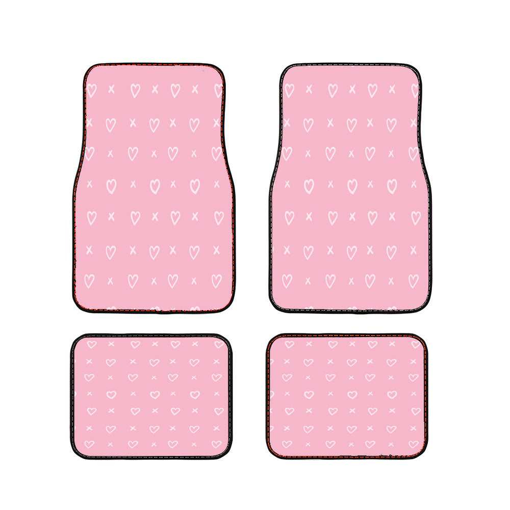 Valentines Day Pattern 02 Car Floor Mats Accessories