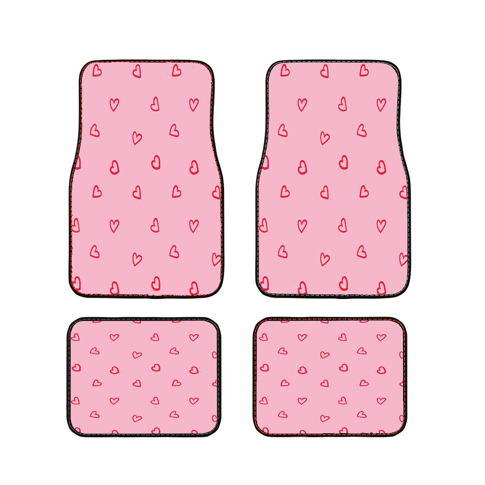 Valentines Day Pattern 06 Car Floor Mats Accessories