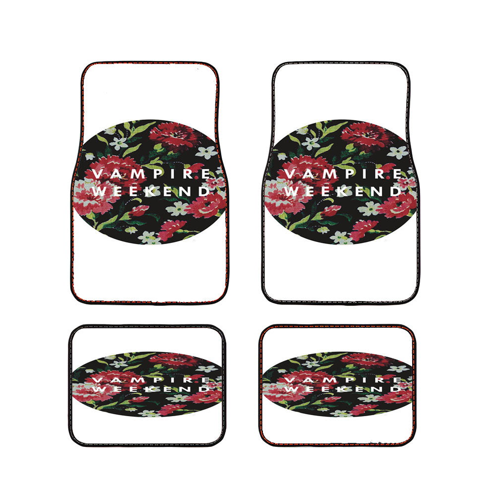 Vampire Weekend Floral Car Floor Mats Accessories