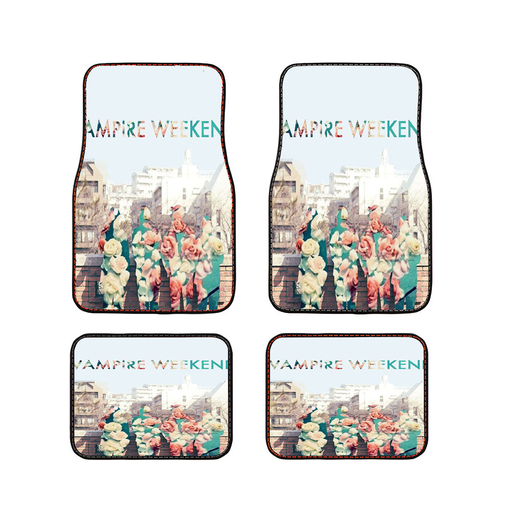 Vampire Weekend Flower Car Floor Mats Accessories