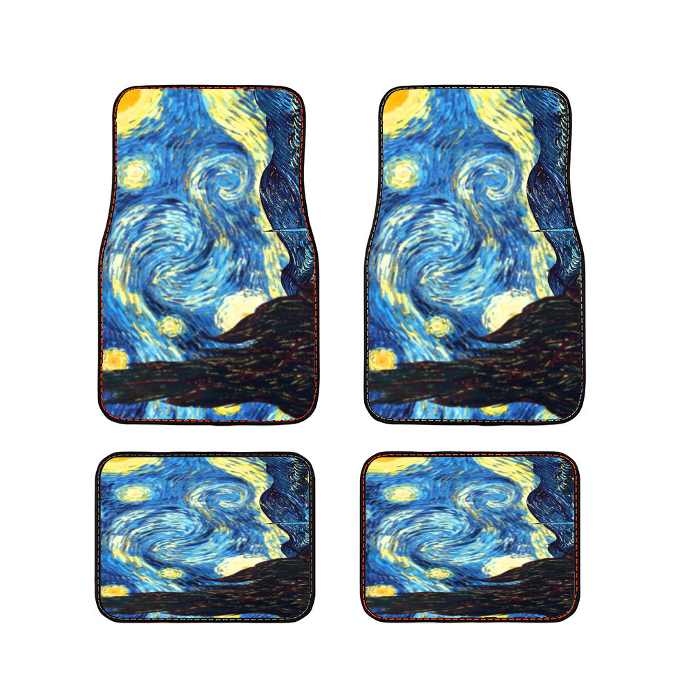 Van Gogh Harry Potter Paintings Starry Night Car Floor Mats Accessories