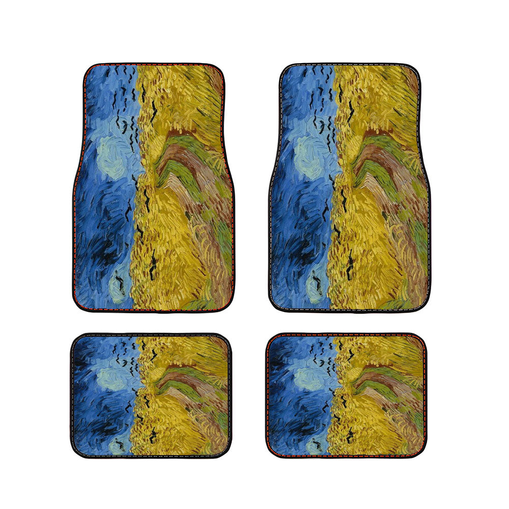 Van Gogh Wheat Fields Car Floor Mats Accessories