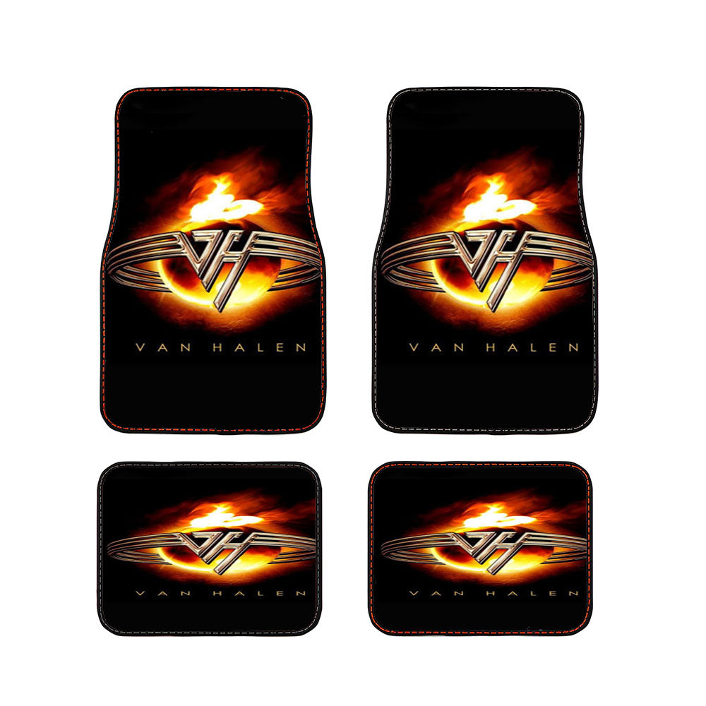 Van Halen Flame Car Floor Mats Accessories