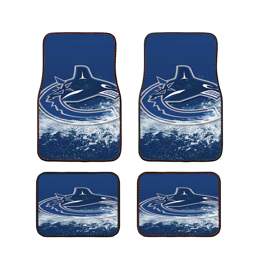 Vancouver Canucks Wave Car Floor Mats Accessories