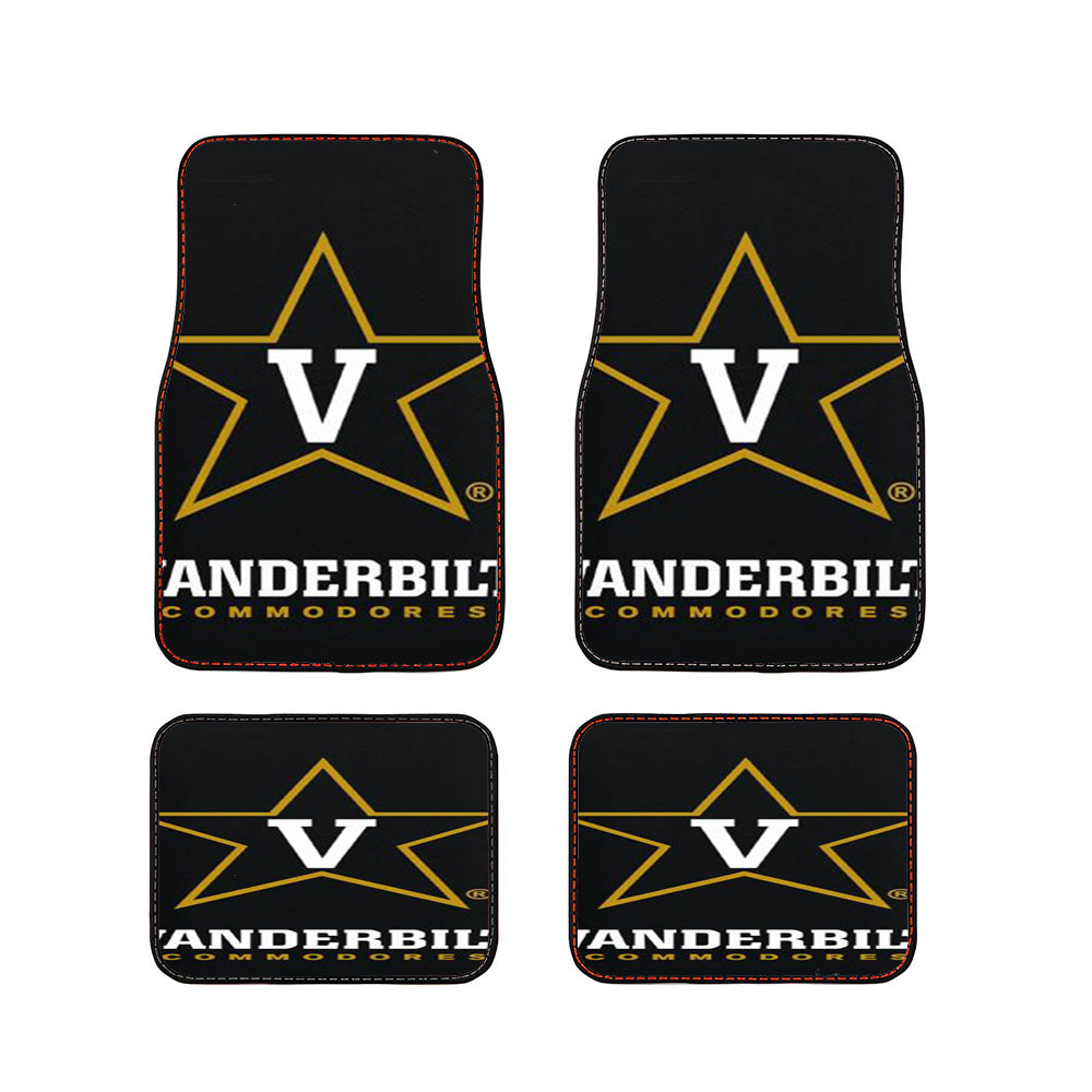 Vanderbilt Commodores Logo Car Floor Mats Accessories