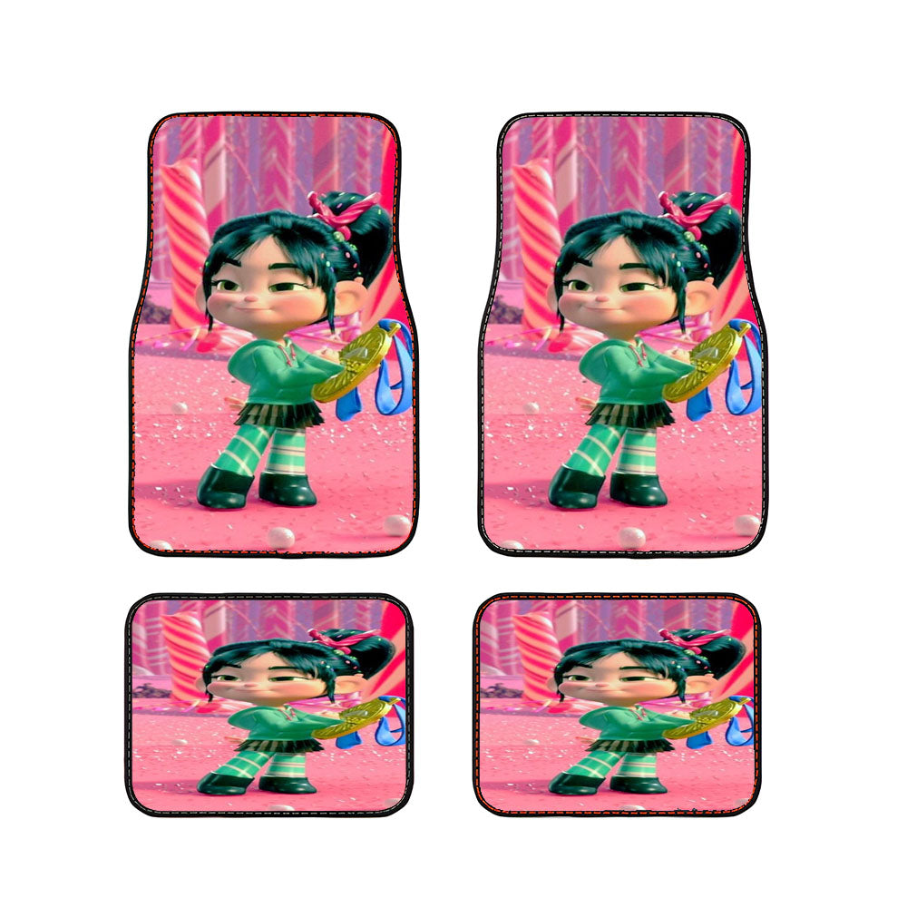 Vannelope Wreck It Ralph Gold Coin Car Floor Mats Accessories