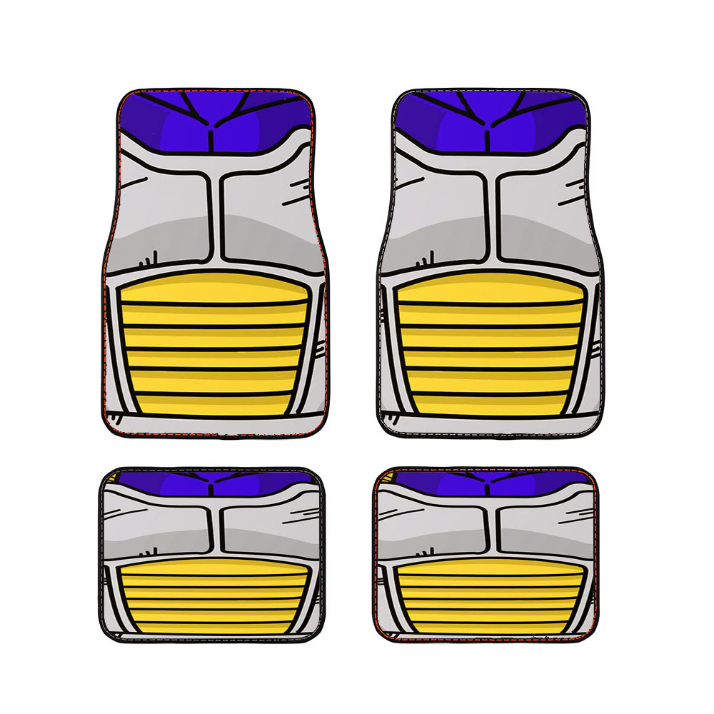 Vegeta Saiyan Armor Car Floor Mats Accessories