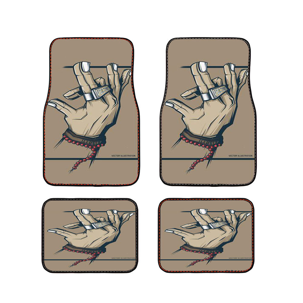 Vektor Illustration Car Floor Mats Accessories