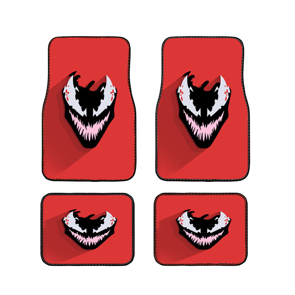 Venom Art Face Car Floor Mats Accessories