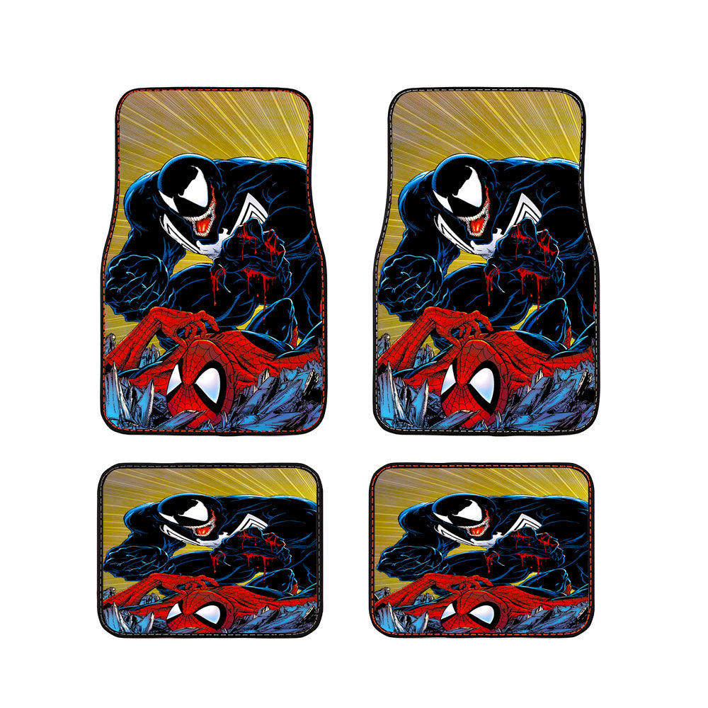 Venom Kills Spider Man Car Floor Mats Accessories