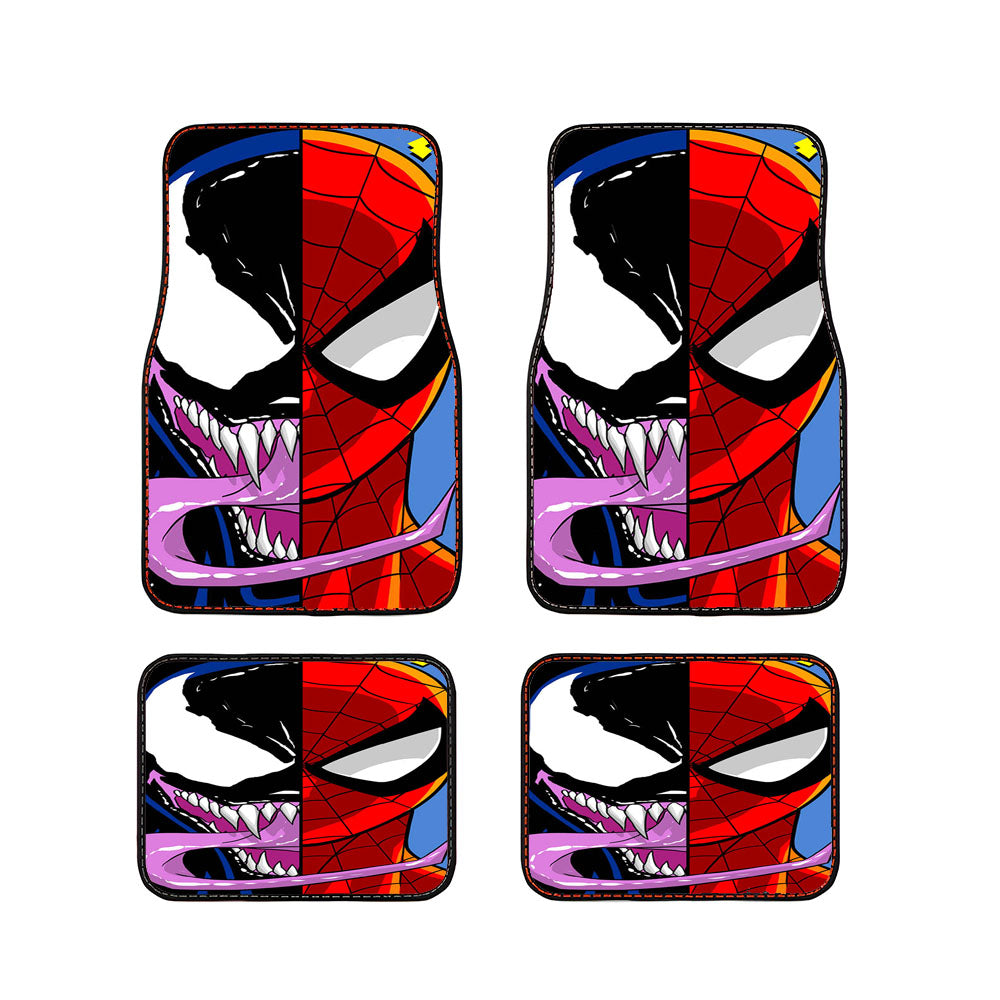 Venom Vs Spider Man Car Floor Mats Accessories
