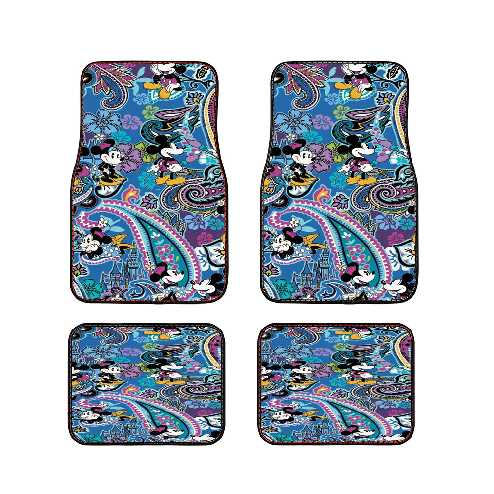 Vera Bradley Paisley Mickey And Minnie Mouse Car Floor Mats Accessories