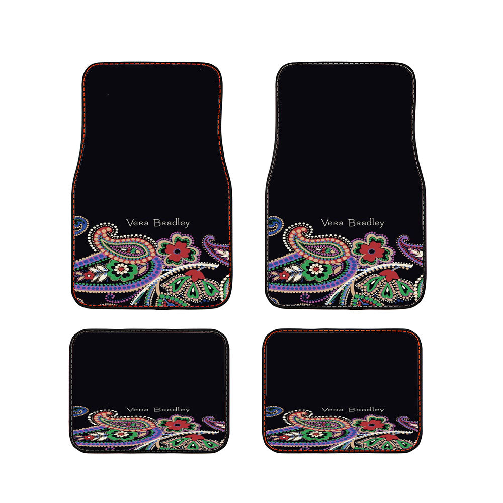 Vera Bradley Petal Paisley Design Car Floor Mats Accessories