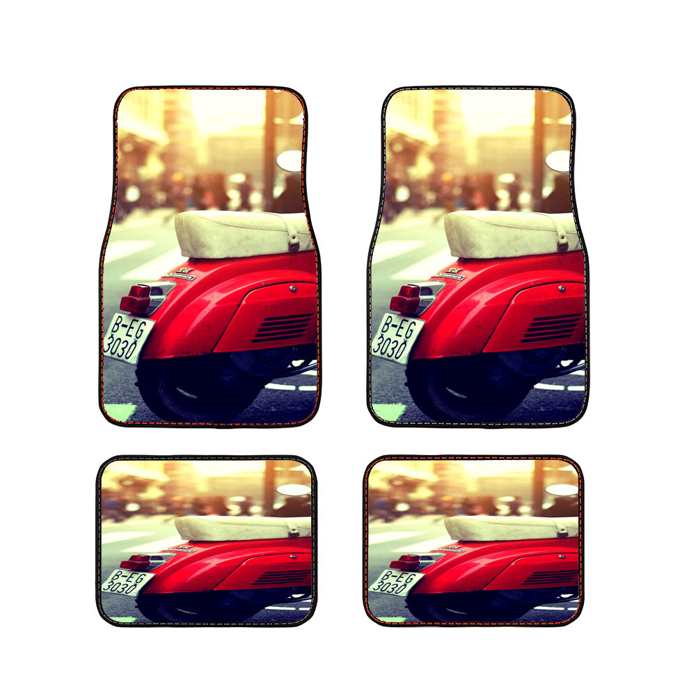 Vespa Scooter Car Floor Mats Accessories