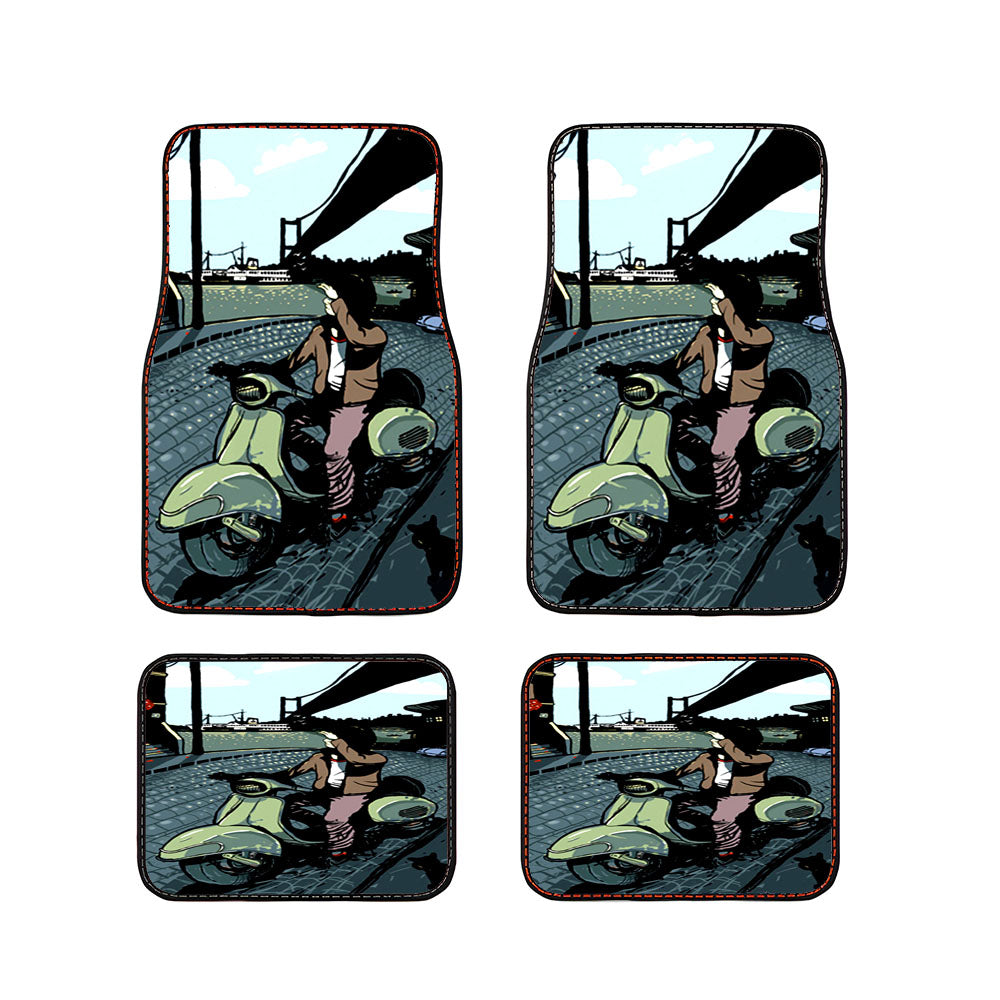 Vespa The City Life Car Floor Mats Accessories
