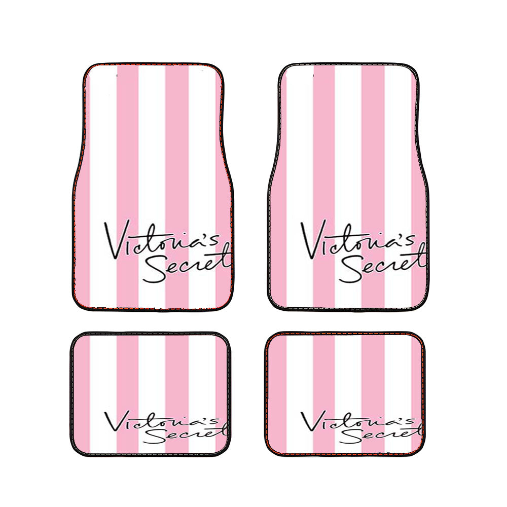 Victoria Secret Stripes Wht Tall Car Floor Mats Accessories