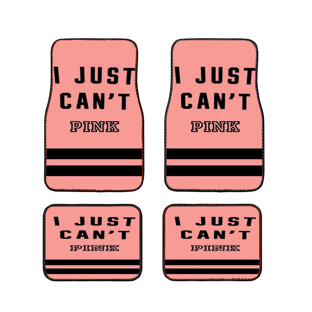 Victorias Secret Pink I Just Cant Car Floor Mats Accessories