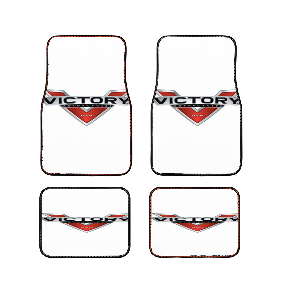 Victory Motor Cycles White Car Floor Mats Accessories