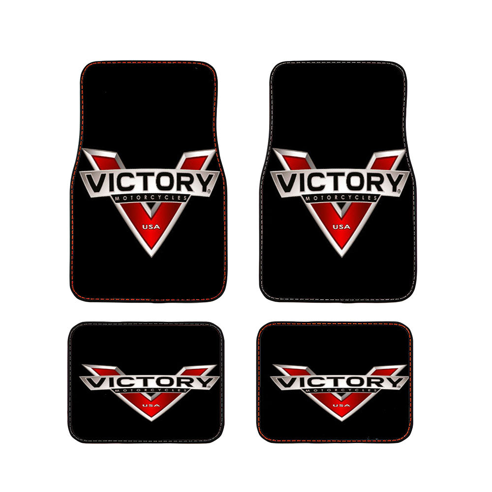 Victory Motorcycles Black Logo Car Floor Mats Accessories