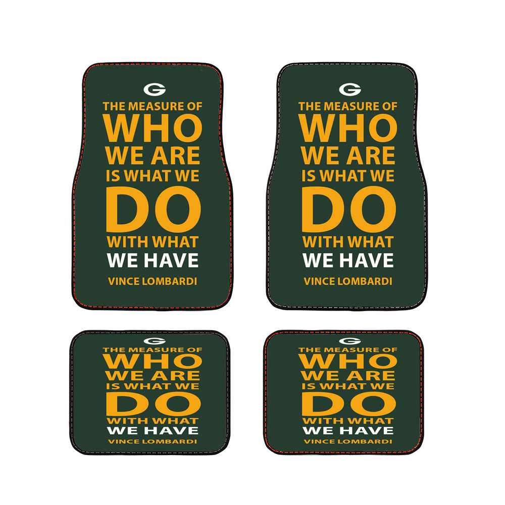 Vince Lombardi Car Floor Mats Accessories