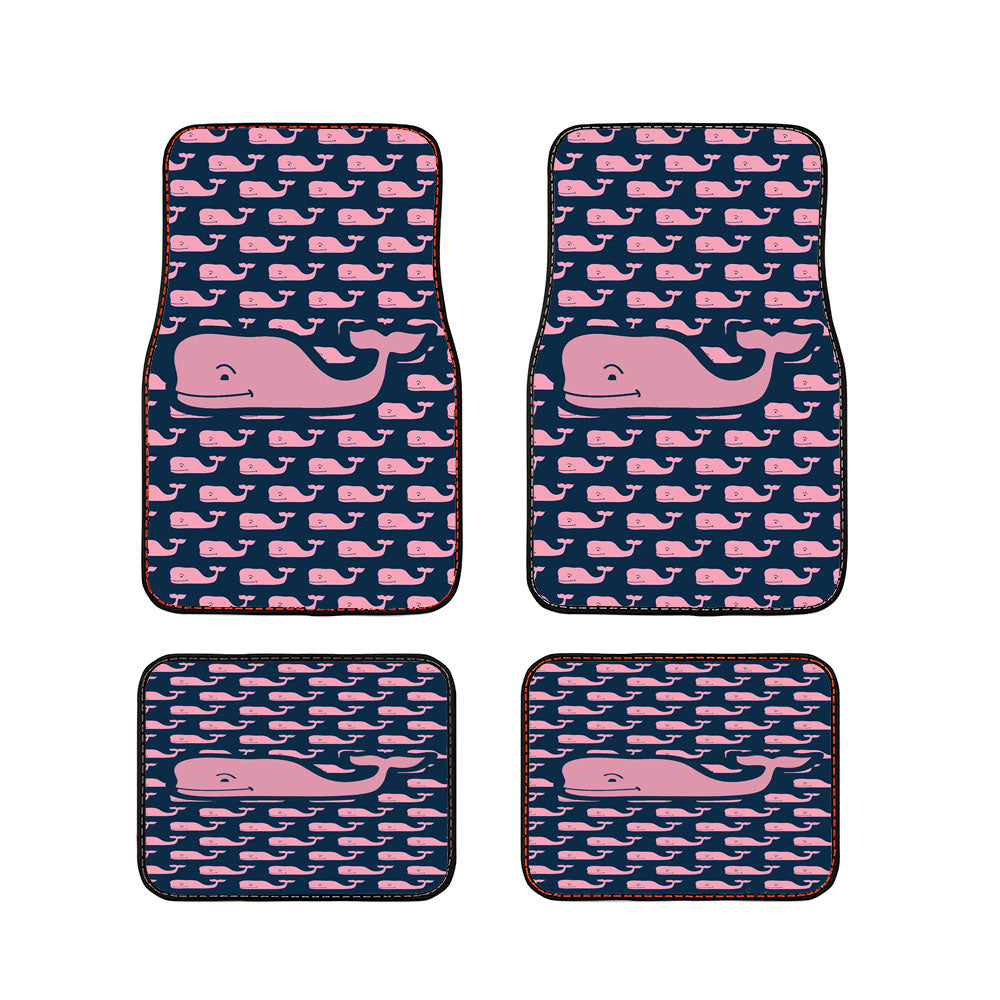 Vineyard Vines Pink Whale Car Floor Mats Accessories