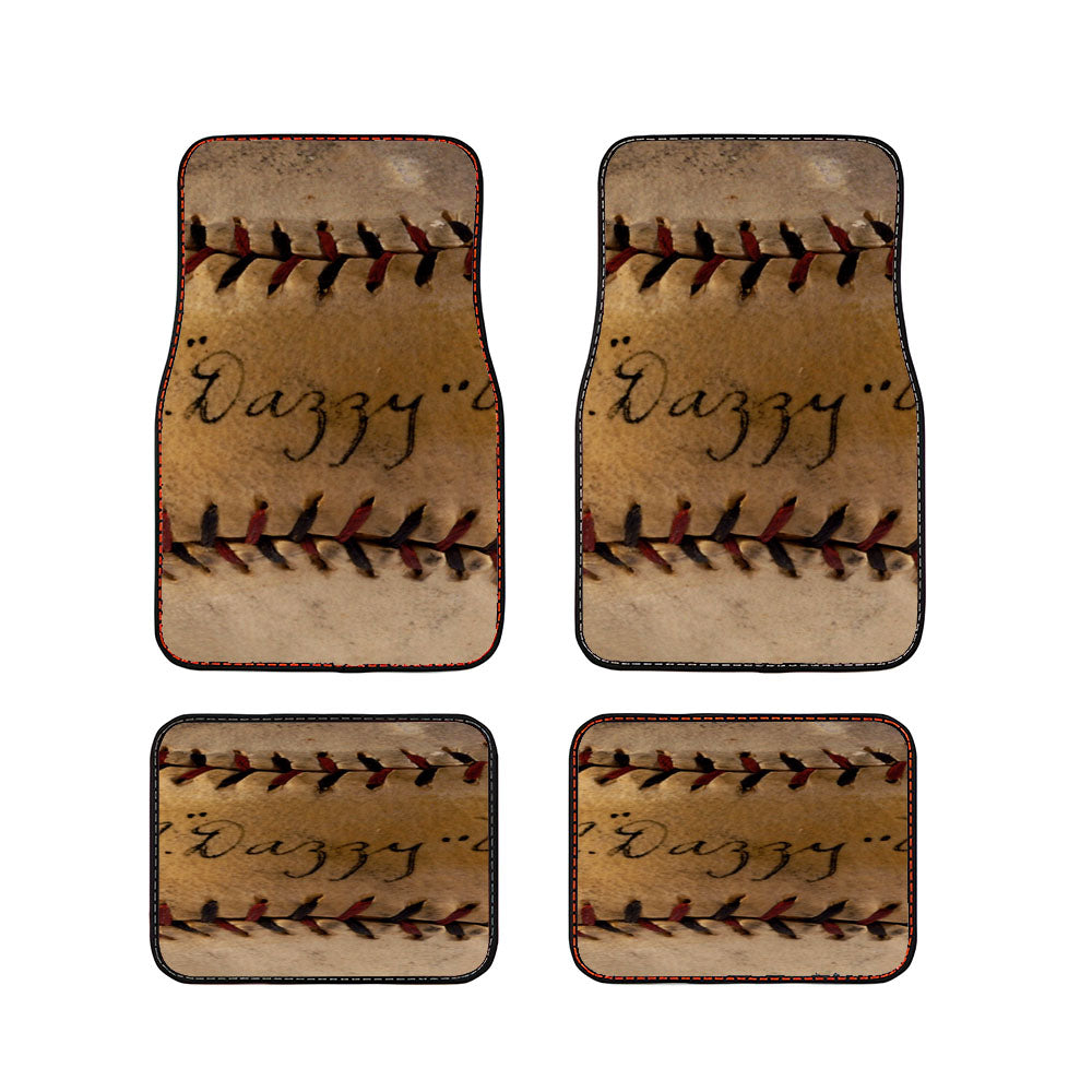 Vintage Ball Baseball Car Floor Mats Accessories