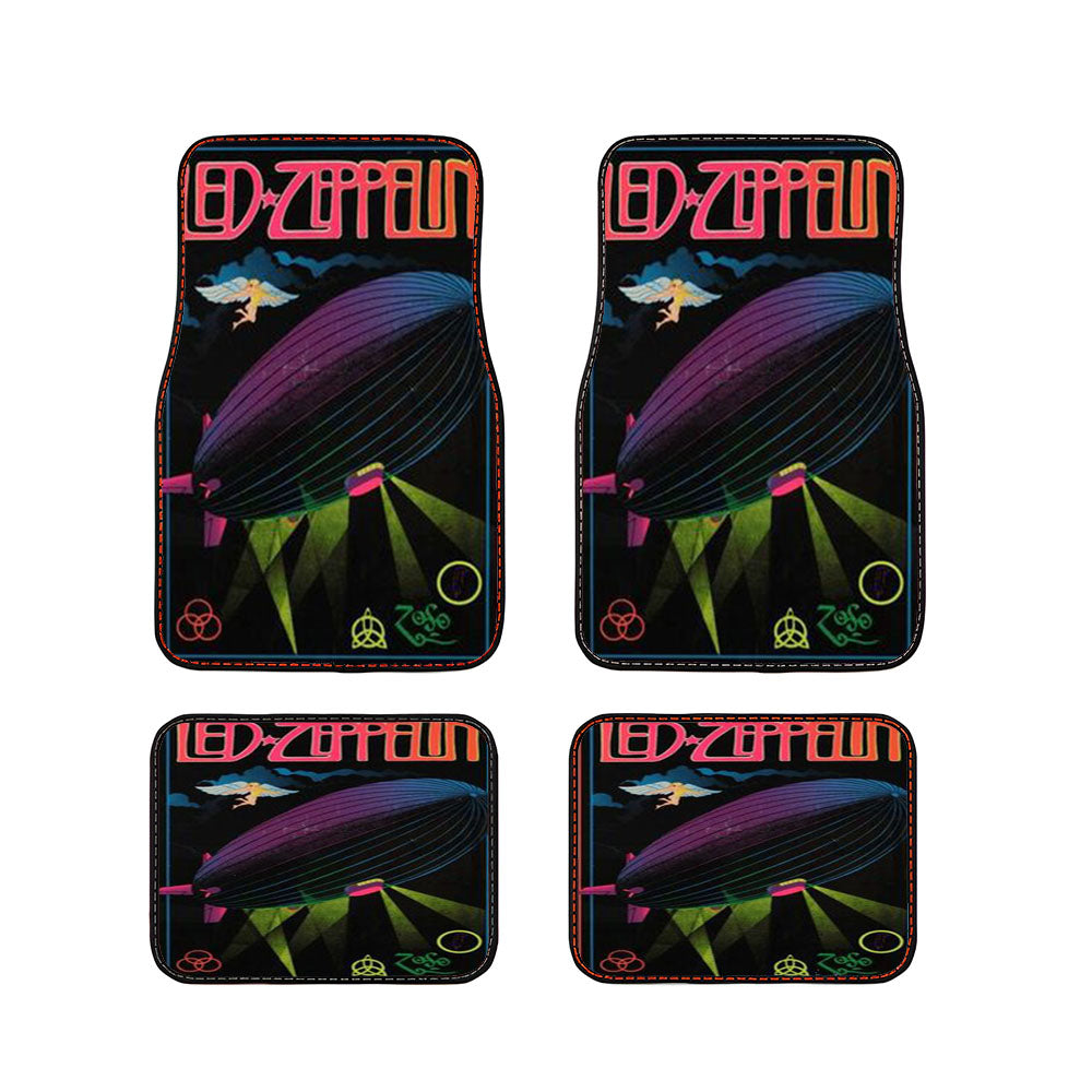 Vintage Led Zeppelin Poster Car Floor Mats Accessories