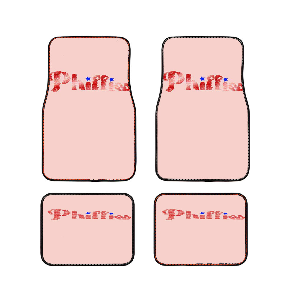 Vintage Philadelphia Phillies Legends Gear Team Gift Car Floor Mats Accessories