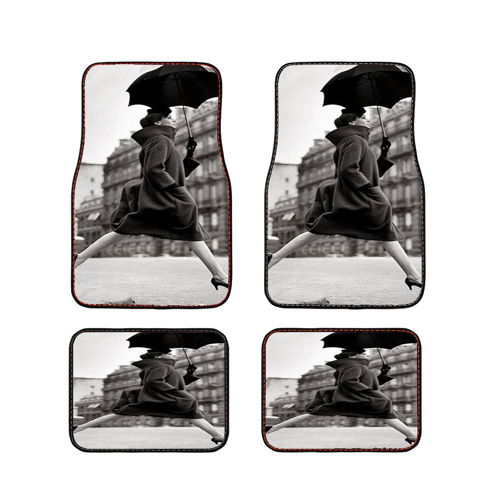 Vintage Umbrella Fashion Car Floor Mats Accessories