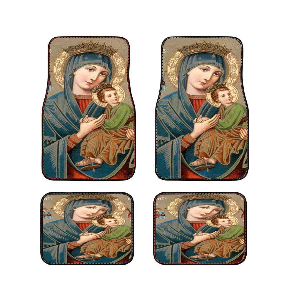 Virgin Marry Picture Car Floor Mats Accessories