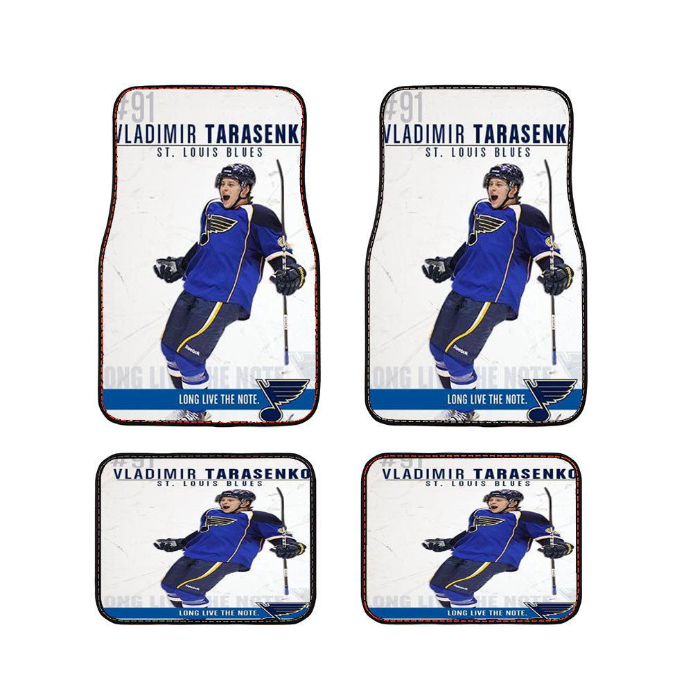 Vladimir Tarasenko St Louis Blues Hockey Car Floor Mats Accessories