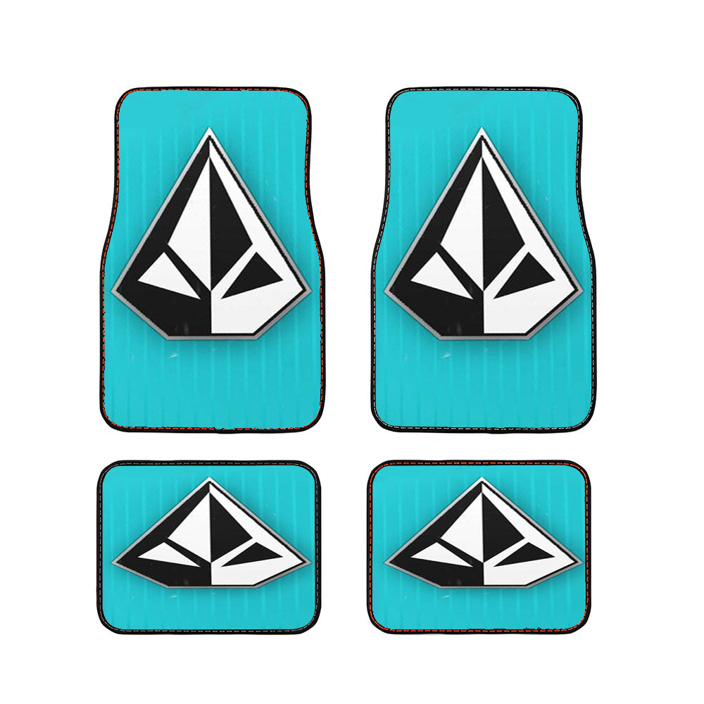 Volcom Stripes Blue Logo Car Floor Mats Accessories