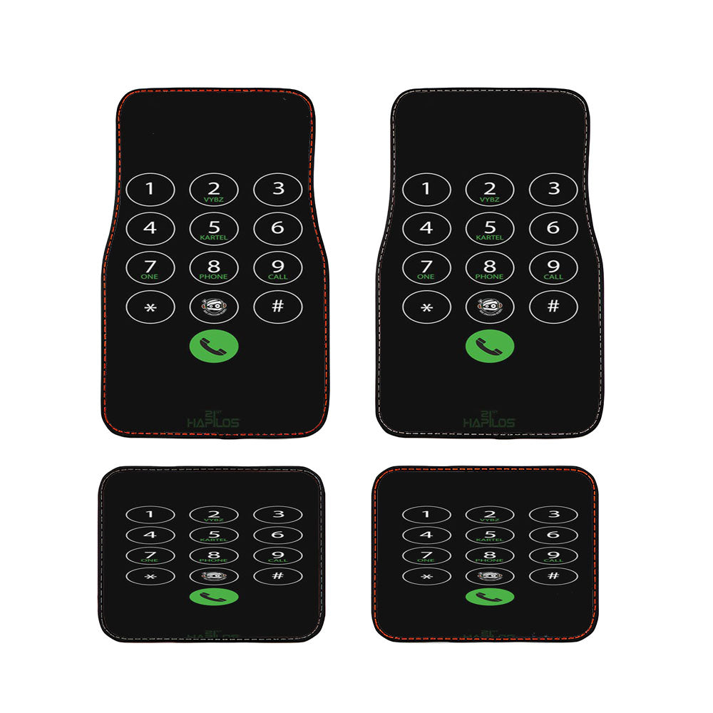 Vybz Kartel One Car Floor Mats Accessories