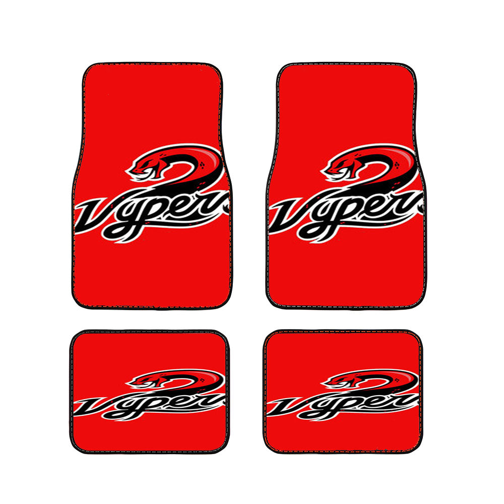 Vypers Logo Red Car Floor Mats Accessories