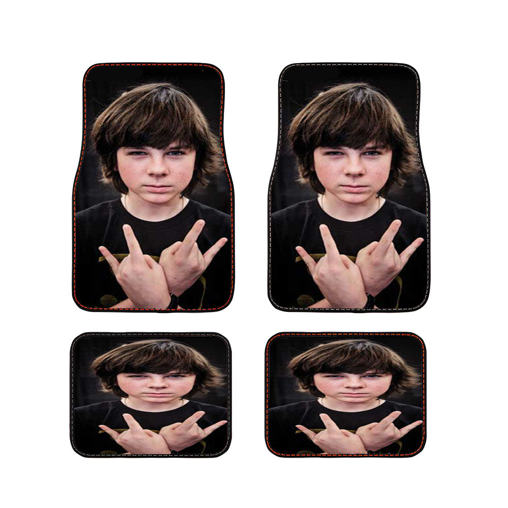 Walking Dead Carl Horns Car Floor Mats Accessories
